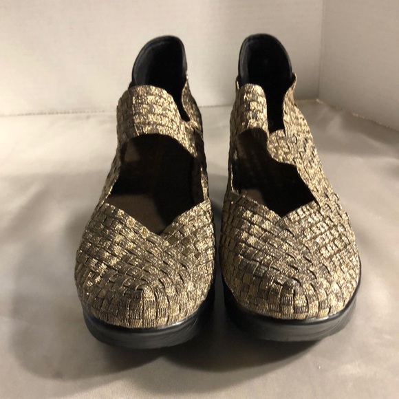 Bernie Mev Wedge Sandals Size 38 Woven Shoe Womens - Picture 2 of 16